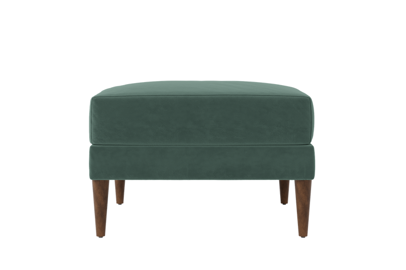 The Essential Ottoman in Recycled Velvet