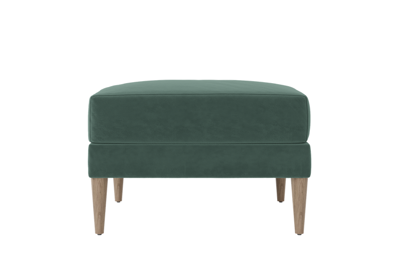 The Essential Ottoman in Recycled Velvet