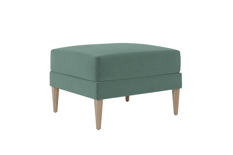 The Essential Ottoman in Recycled Velvet