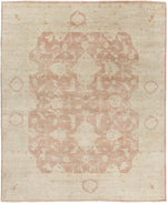 Premium Peach Pink Handmade Wool Rug