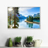 Sunny Maligne Lake Wall Art
