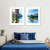 Sunny Maligne Lake Wall Art