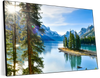 Sunny Maligne Lake Wall Art