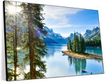 Sunny Maligne Lake Wall Art