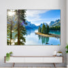 Sunny Maligne Lake Wall Art