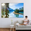 Sunny Maligne Lake Wall Art