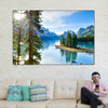 Sunny Maligne Lake Wall Art