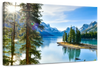 Sunny Maligne Lake Wall Art
