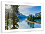 Sunny Maligne Lake Wall Art