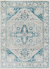Liverpool Blue Area Rug