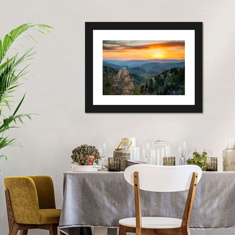 Great Smoky Mountains Sunrise Wall Art