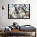 Snow Reindeer Wall Art