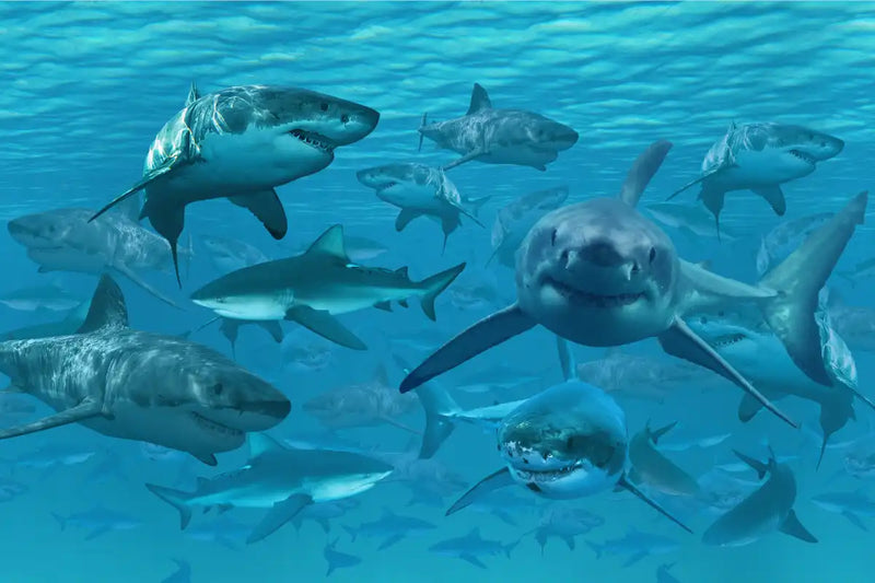 Shiver Of Sharks Wall Art