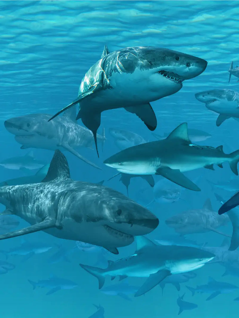 Shiver Of Sharks Wall Art