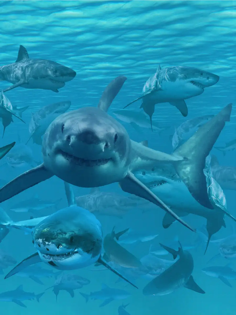 Shiver Of Sharks Wall Art