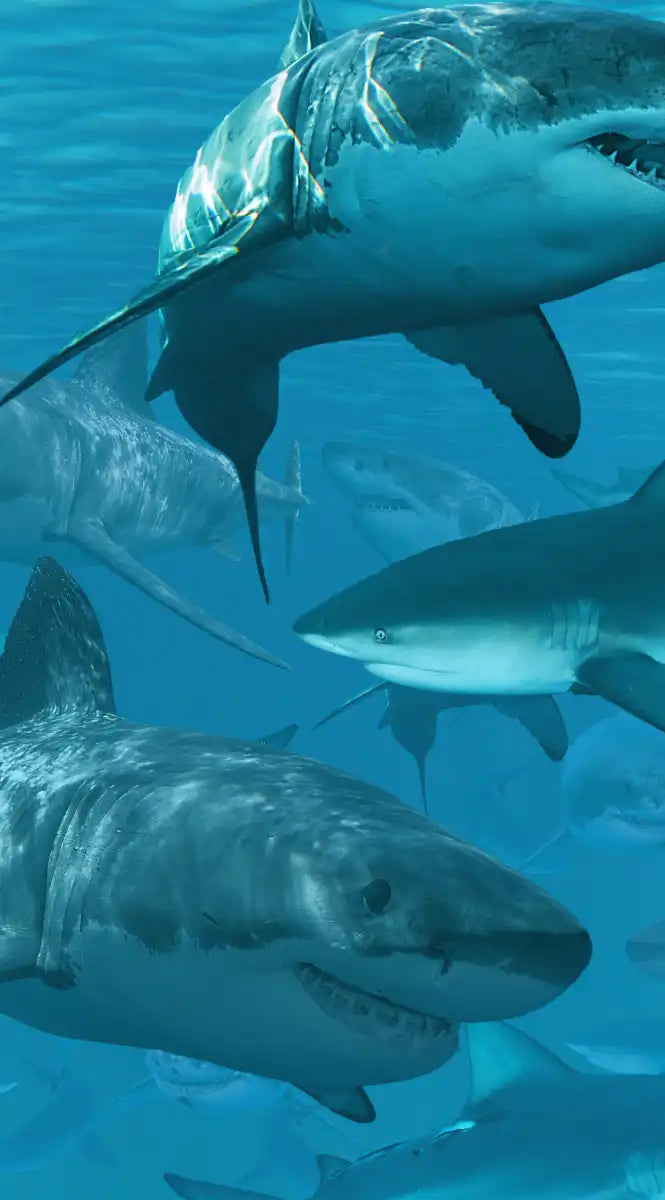Shiver Of Sharks Wall Art