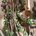 Artificial Silk Rose Vine 57" Long