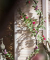 Artificial Silk Rose Vine 57" Long