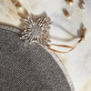 Silver hand beaded placemat