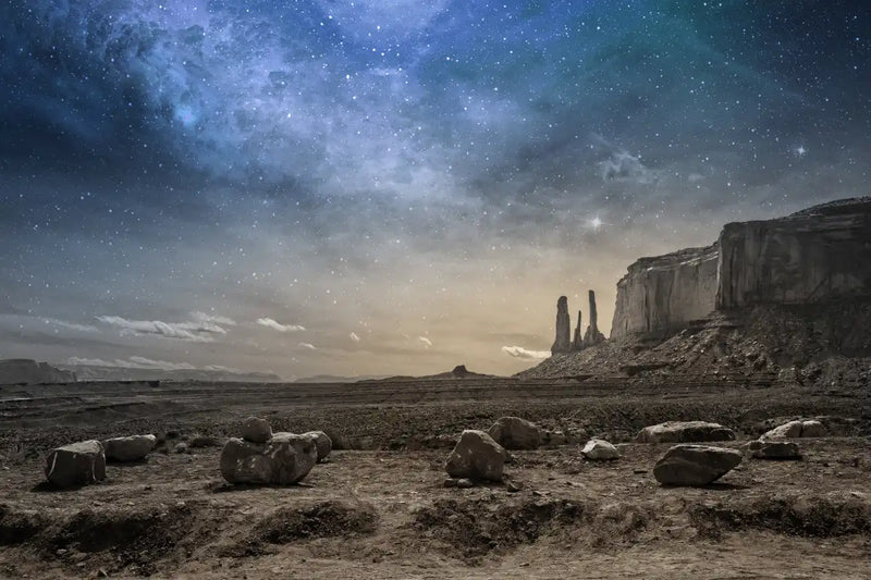 Simple Night Sky Wall Art