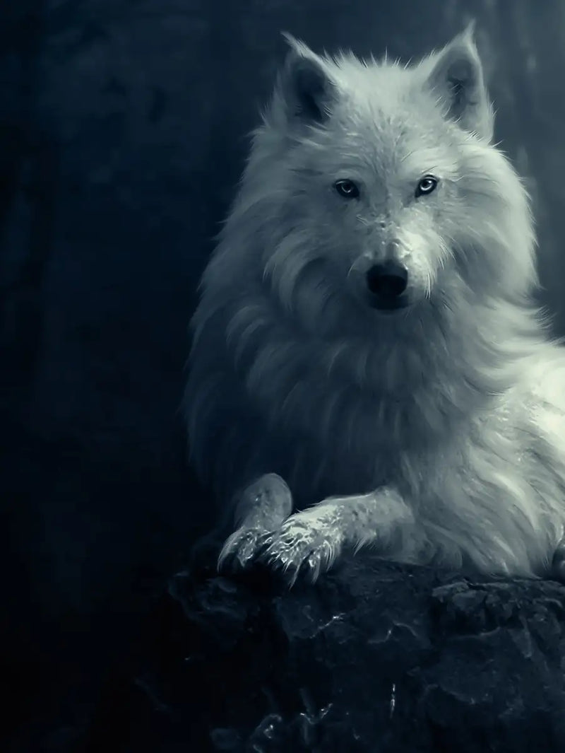 Simple Wolf Wall Art