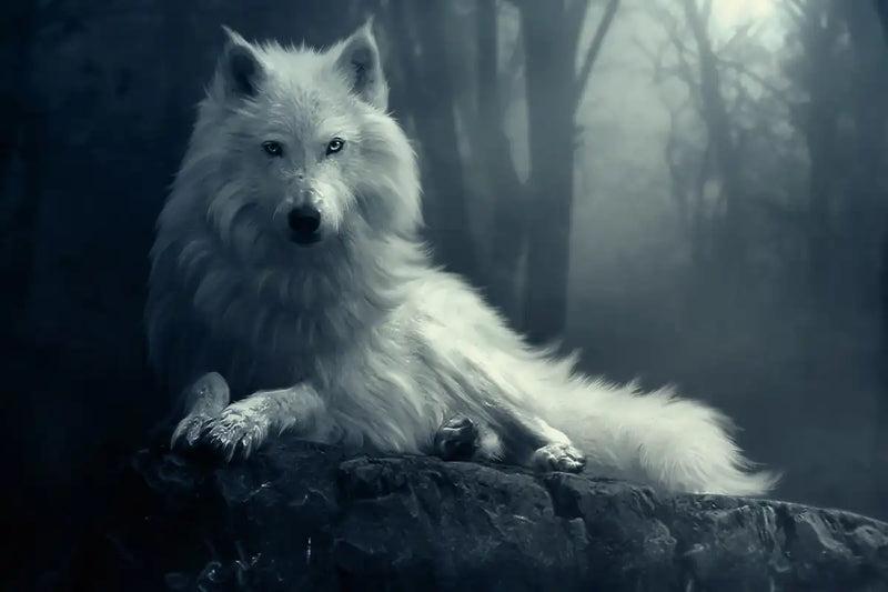 Simple Wolf Wall Art