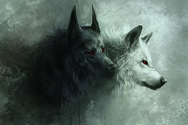 Sinister Wolves Wall Art