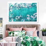 White Cherry Blossoms In Japan Wall Art