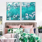 White Cherry Blossoms In Japan Wall Art