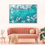 White Cherry Blossoms In Japan Wall Art