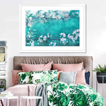 White Cherry Blossoms In Japan Wall Art