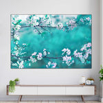 White Cherry Blossoms In Japan Wall Art