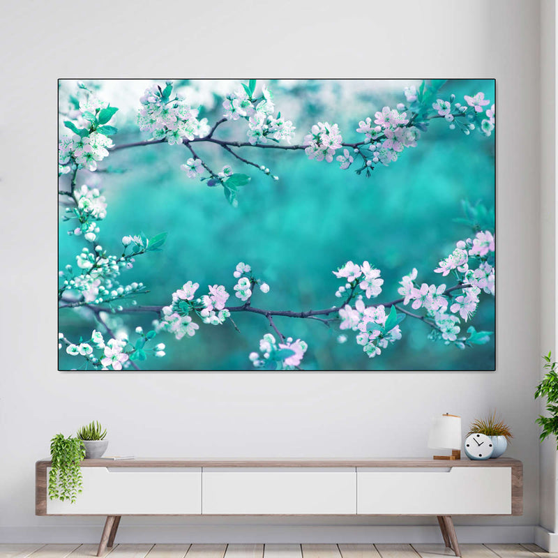 White Cherry Blossoms In Japan Wall Art
