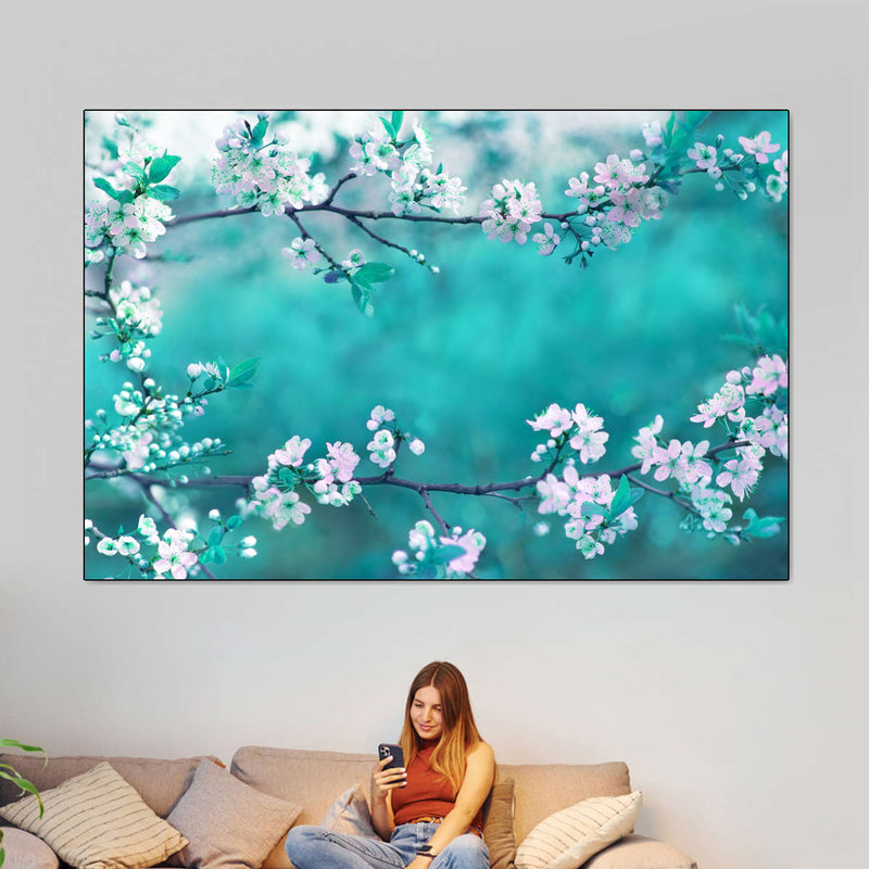 White Cherry Blossoms In Japan Wall Art