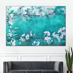 White Cherry Blossoms In Japan Wall Art