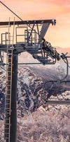 Skiing On Snowy Mountain Wall Art