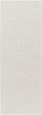 Beren Cream Washable Area Rug