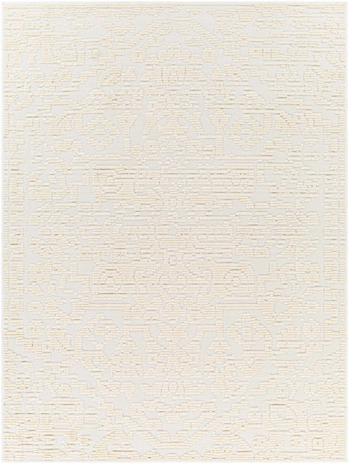 Beren Cream Washable Area Rug