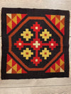 Small Mexican Hand Woven Kilim Rug 19''x19''