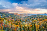 Smoky Mountains At Fall Wall Art