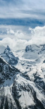 Snow Mountain Peaks Wall Art
