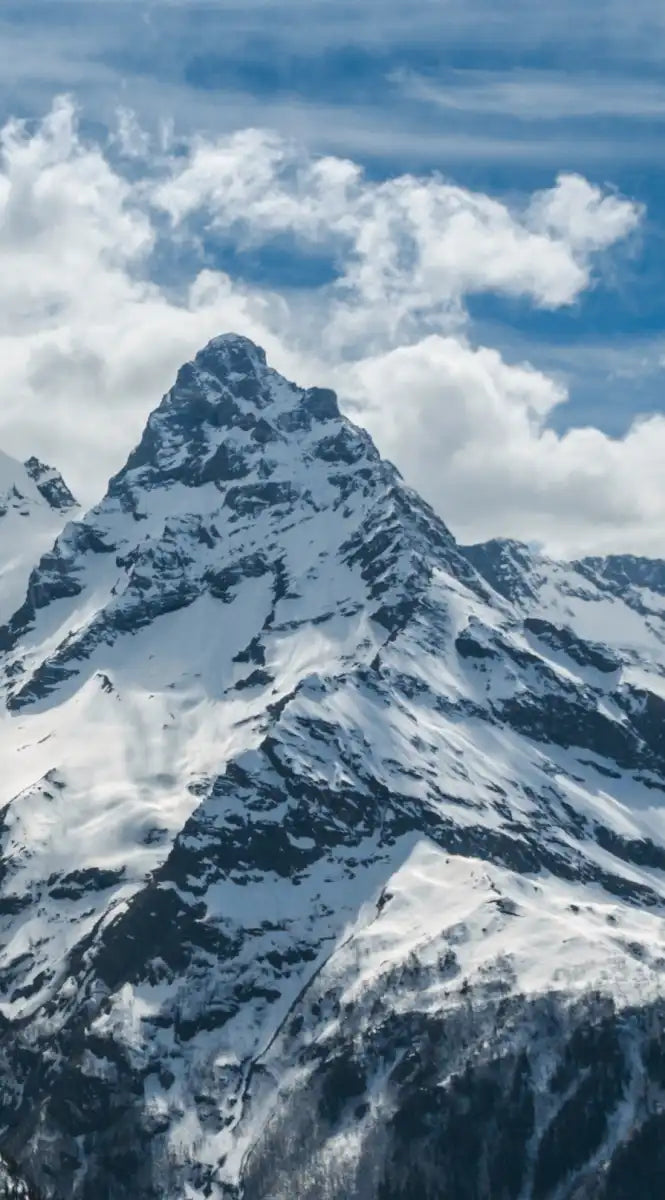 Snow Mountain Peaks Wall Art
