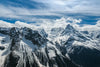 Snow Mountain Peaks Wall Art