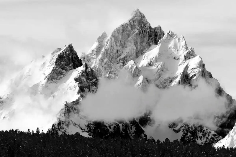 Snowcapped Grand Tetons Wall Art