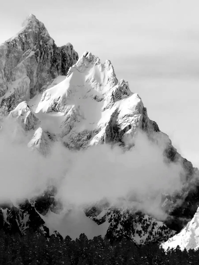 Snowcapped Grand Tetons Wall Art