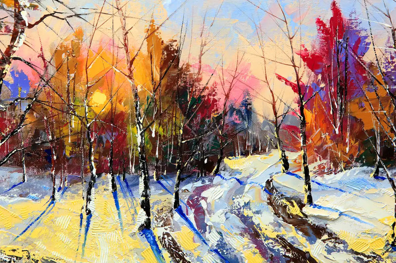 Snowy Forest Wall Art