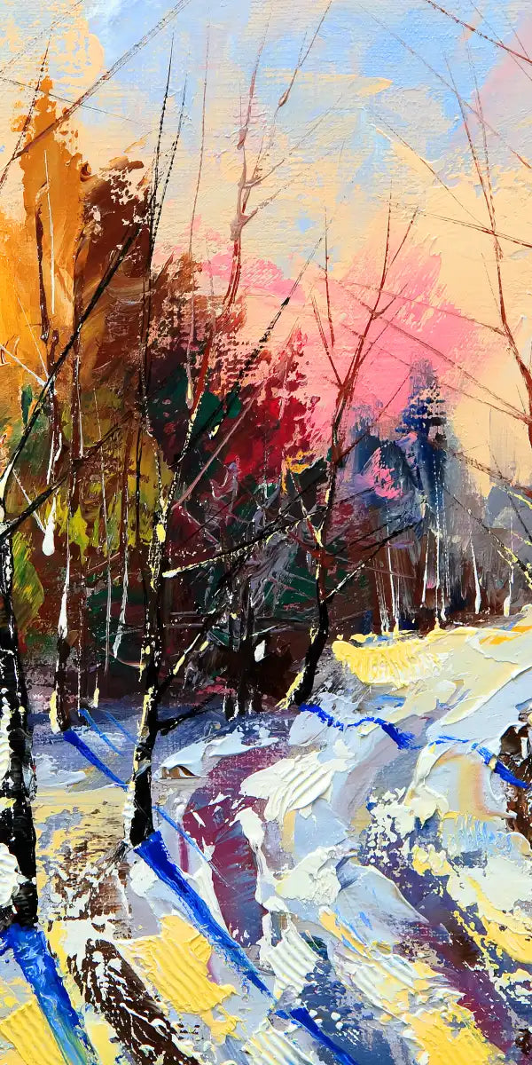 Snowy Forest Wall Art