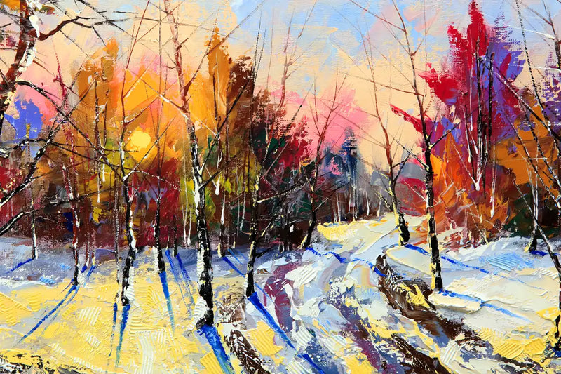 Snowy Forest Wall Art