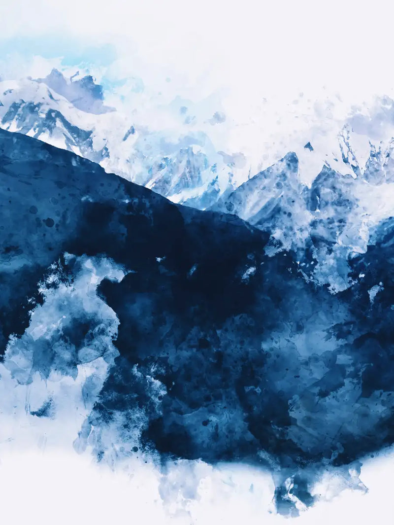 Snowy Mountains Wall Art