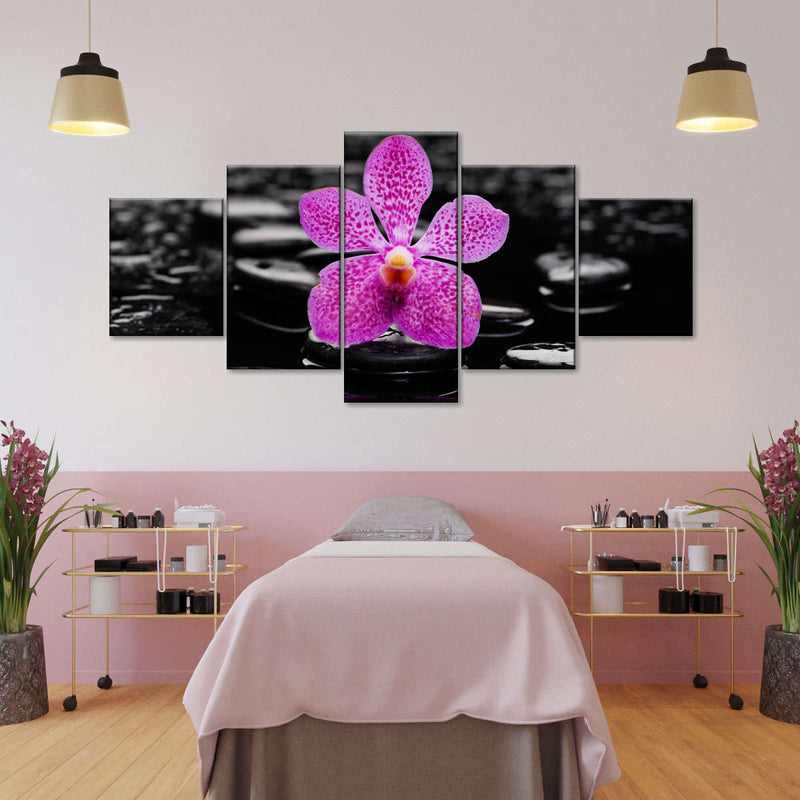 Zen Purple Orchid Wall Art
